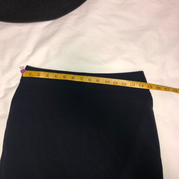 DARK navy Ann Taylor Size 2 Pencil Skirt NWT. Professional - Picture 2 of 7